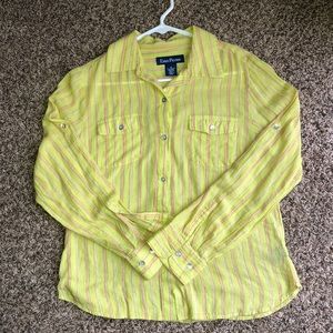 Evan-Picone Button Down Top Size 8
